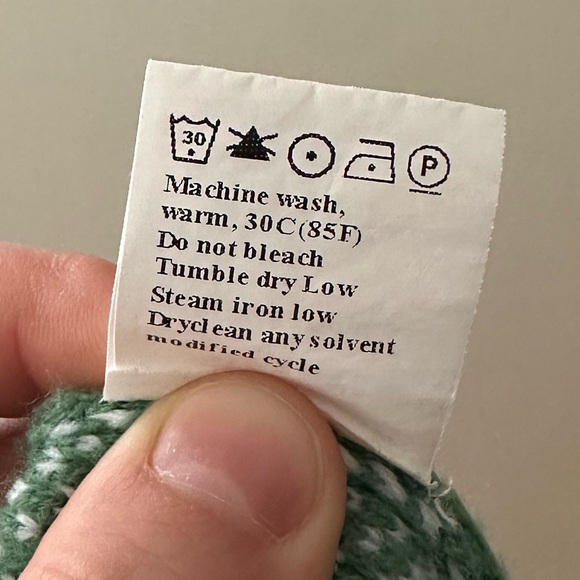 SHEIN Green and White Plaid Sweater - Picture 7 of 7